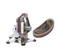 Mini ponceuse à bande électrique, machine de polissage et de meulage multifonctionnelle for le bricolage, réglable(B)