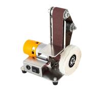 Mini Ponceuse À Bande, Polisseuse Électrique, Rectifieuse, 7 Vitesses, Meuleuse De Table, 20 Bandes