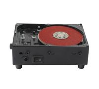 Mini ponceuse à disque électrique 12V, 7000 tr/min, vitesse Variable, ponceuse d'établi avec 20 pièces de papier de verre de 4 pouces for le polissage de petites pièces de bricolage