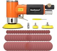 Mini Ponceuse excentrique à air comprimé 25mm/ 50mm / 75mm, NuoDunco Ponceuse Orbitale Air Sander 1" / 2" / 3" Petit Ponceuse Pneumatique Orbitale