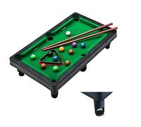 Mini Pool Table Game,Billiards Table Pool Table Set with 11 Balls 2 Cues and 1 Triangle,Portable Games Table Indoor Outdoor Game,Stress Relief Tabletop Snooker Game Set for Kids and Adults