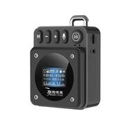 Mini Portable Bluetooth Speaker Lyrics Display Heavy Bass Soundbar Handsfree Call MP3 Music Player R