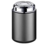 Mini Portable Electric Shaver, 2 in 1 Portable Electric Shaver & Nose Hair Trimmer, Portable Mini Electric Shaver, Cordless Rechargeable Travel Shaver (Grey)