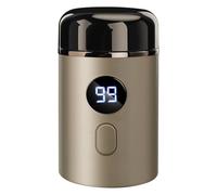 Mini Portable Electric Shaver, Mini Shaver, Lightweight and Portable, Worry-Free Travel, Personalization (Gold)