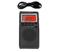 Mini Portable FM AM Radio 9K/10K Radios Receiver Built-in Speaker Backlight HD Display Screen Alarm Clock Sleep Timer