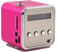 Mini Portable Music Player Lightweight Fm Radio Stereo Pc Support Tf Card And U Disk Support Abd Play Fat16/Fat32 File System (Pink)