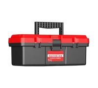 Mini Portable Toolbox - Heavy Duty Tool Storage Box with Handle, Easy Access Organizer Case, Maintenance DIY Tool Box for Vehicle Car Home Office Workshop Garage Travel Repair Tools Organizer