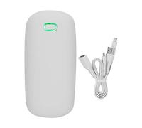 Mini Portable USB Charging Double - Sided Thermostatic Electric Hand Warmer, Rechargeable Hand Heater with 4000mAh Battery, Adjustable 50-60℃ Heat for Office Home (Grise)