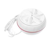 Mini Portable W 10 Machine Laver à USB pour Vêtements et Sous-vêtements | ABS Blanc, Usage Voyage et Déplacement Professionnel, Puissance 10 W Interrupteur, Format Compact