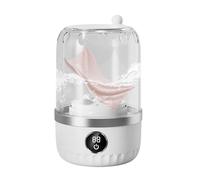 Mini Portátil - Máquina De Lavado Compacta 1L 12,5x12,5x20,5 Cm| Batería 2400 MAh USB Recargable Para Ropa Interior, Calcetines, Prendas Pequeñas En Apartamentos, Residencias, Hoteles Y Camp