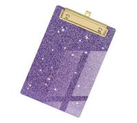 Mini porte-bloc à paillettes en acrylique portable | Tableaux d'écriture portables avec clip pour infirmières, étudiants, professionnels, bureaux à domicile, ateliers