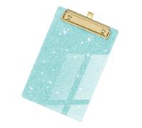 Mini porte-bloc en acrylique à paillettes pour reçus | Petite planche à notes pour infirmières, enseignants, étudiants, artistes, professionnels, maison, bureau, salle de classe