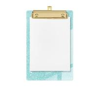 Mini porte-bloc en acrylique pailleté pour bureau | Petite planche à notes pour infirmières, enseignants, étudiants, professionnels, maison, bureau, salle de classe, hôpitaux