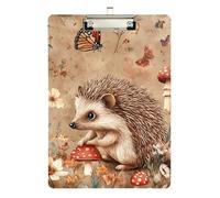 Mini porte-bloc hérisson en terre cuite avec trou standard pour enseignant infirmier, taille 9 x 12