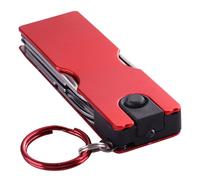 Mini Porte Clé Multifonction En Acier Inoxydable, Coupe Ongles, Lumière Led, Nettoyeur D'oreilles, Anneau De Poche, Portable, Outil Pliant D'extérieur