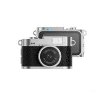 Mini porte-clés 1440p avec écran IPS de 1,47", capture photo 2 MP et stockage extensible jusqu'à 128 Go pour l'enregistrement (noir)
