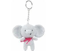 Mini porte-clés Amigurumi Eli The Elephant - Anchor(...) - Gris