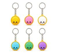 Mini Porte-Clés Baozi Keychain au Design Mignon, Porte Clés Convient Pour Legami, pour Sac, Sac à Dos, Femme, Homme, Bureau, Cadeau Pratique