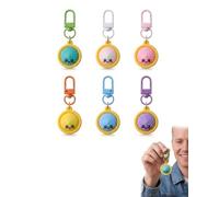Mini Porte-Clés Baozi Keychain au Design Mignon, Porte Clés Convient Pour Legami, pour Sac, Sac à Dos, Femme, Homme, Bureau, Cadeau Pratique (006)