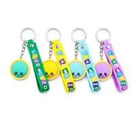 Mini Porte-Clés Baozi Keychain au Design Mignon, Porte Clés Convient Pour Legami, pour Sac, Sac à Dos, Femme, Homme, Bureau, Cadeau Pratique