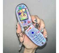 Mini porte-clés cadre de téléphone - Pendentif acrylique compact de style mignon dessin animé Y2K, peut être accroché sur des sacs à dos ou d'autres accessoires (photo non incluse) Mini téléphone port