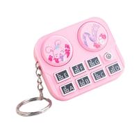 Mini porte-clés DJ - Petit pendentif lecteur DJ, porte-clés de lecteur de musique, matériau de qualité supérieure, accessoire mini gadget, outil de porte-clés multifonction, pour sac à dos, sac à main