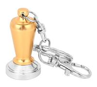 Mini porte-clés doseur de café, marteau à poudre, pendentif d'appareil à café, Collection de cadeaux pour les amateurs de café (Jaune)