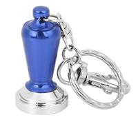 Mini porte-clés doseur de café, marteau à poudre, pendentif d'appareil à café, Collection de cadeaux pour les amateurs de café (Bleu foncé)