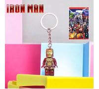 Mini Porte-Clés Lego Iron Man + Sac Collector