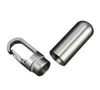 Mini porte-clés organisateur de pilules - support étanche avec boucle élastique, sac à main de voyage, supplément médical | Mallette de rangement pour vitamines, boîte distributrice d'access