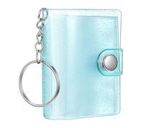 Mini Porte-Clés Photo,Album Photo Mini À 24 Pochettes - Charme De Carnet Transparent pour Sac À Dos - pour Et Adultes, Hommes Et Femmes, Anniversaire, Mariage, École, Sac À Dos