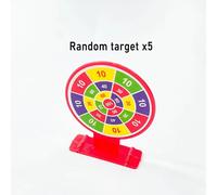 Mini Porte-Clés Pistolet Pistolet À Bande De Caoutchouc,Jouet Pistolet De Tir En Alliage Pour Enfants Fête En Plein Air,Pliable En Métal,Cadeau De Petit Ami 1 Pièce - Type Aa82-Gun Target X 5