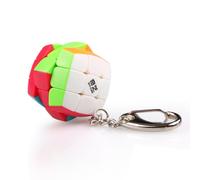 Mini Porte-Clés Qiyi,Mofangge Ivy Pyraminx 2x2 3x3,Puzzle Cube Magique,Chaîne Pendentif,Jouets Pour Enfants - Type 3x3