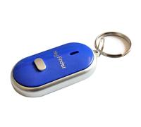 Mini Porte-Clés Sans Fil Avec Sifflet Anti-Perte,Localisateur De Contrôle Du Son,Traqueurs D'alarme À Distance,Dispositif De Suivi,Détecteur De Clé Led - Type Blue