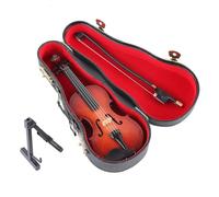 Mini porte-clés violon - Figurine en bois fabriquée à la main, ornement réaliste de petits violons - Porte-clés à breloques instrument de musique | Cadeau pour les musiciens et les fans de musique
