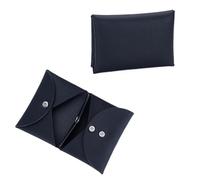 Mini Porte Monnaie 1 Pc Mini Porte-Monnaie en Cuir Petit Moraillon Pochette Porte-Carte for Hommes Femmes(Black)