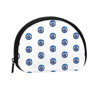 Mini porte-monnaie avec fermeture éclair pour femme - Imprimé scorpion doré, Mauvais yeux., One Size, Pochette à monnaie