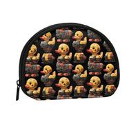 Mini porte-monnaie Cyber mignon imprimé canard - Mini porte-monnaie pour femme, joli petit porte-monnaie pochette à monnaie