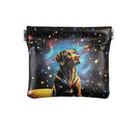 Mini porte-monnaie en cuir pour femme Motif chien étoile homme, Dog Star, 9.5*11cm, Pochette à monnaie