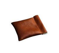 Mini porte-monnaie en cuir synthétique pour homme et femme - Noir et marron, 10, 2 pièces
