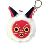 Mini porte-monnaie Funwari Masque de San - Princesse Mononoke Rouge