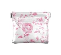 Mini porte-monnaie imperméable en cuir PU avec motif floral bébé pêche pour femme, Motif floral Baby Peach, decoration