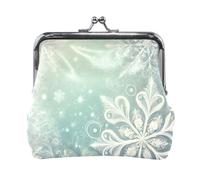 Mini porte-monnaie pour femme Motif Paris Sunset 11,4 x 10,4 cm, Flocons de neige., one size, Flocons de neige