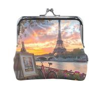 Mini porte-monnaie pour femme Motif Paris Sunset 11,4 x 10,4 cm, Paris Sunset, one size, Paris Sunset