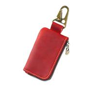 Mini Porte - Monnaie pour Hommes et Femmes, Sac à Monnaie rectangulaire en Cuir véritable, Sac de Rangement avec Fermeture à glissière, Petit Porte - clés en Cuir de Vache Vintage d'origine, por