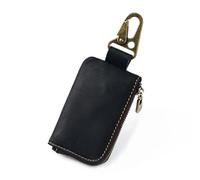 Mini Porte - Monnaie pour Hommes et Femmes, Sac à Monnaie rectangulaire en Cuir véritable, Sac de Rangement avec Fermeture à glissière, Petit Porte - clés en Cuir de Vache Vintage d'origine, por