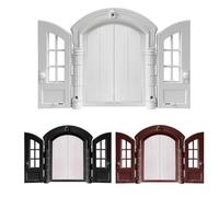 Mini Porte Pour Chat De Style Français, Placement Polyvalent, ABS, Chatière Rétro Verrouillable Pour Animaux De Compagnie, Chatières Et Enclos, Installation Facile, Pour Chambre À Coucher, Garage, Int