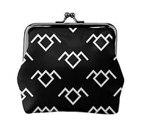 Mini portefeuille en cuir microfibre imprimé animal de vache, compact, portable et facile à transporter., Chouette Twin Peaks, Taille unique, Pochette à monnaie