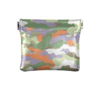 Mini portefeuille en cuir synthétique avec motif camouflage militaire pour femmes, filles et hommes