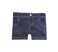 Mini Portefeuille en Jean Style Short en Jean, Pochette à pièces, Portecartes Pliable,20 x 13centimètres